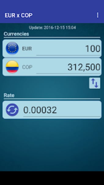 Euro x Colombian Peso