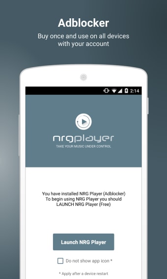 NRG Player Adblocker
