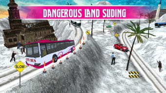 Snow Bus City Driver 3D : Modern Bus drive game