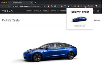 Tesla VIN finder