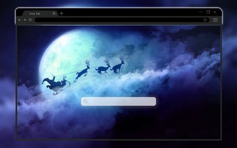 Christmas Santa Clouds Live Wallpaper