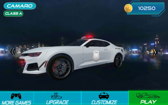 American Camaro Police Car Game: Police Games 2021