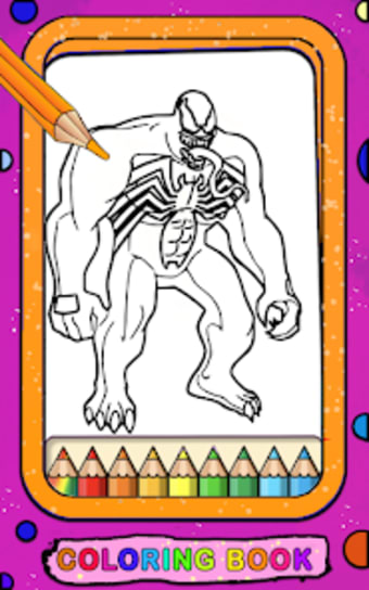 Venom Coloring Game Cartoon