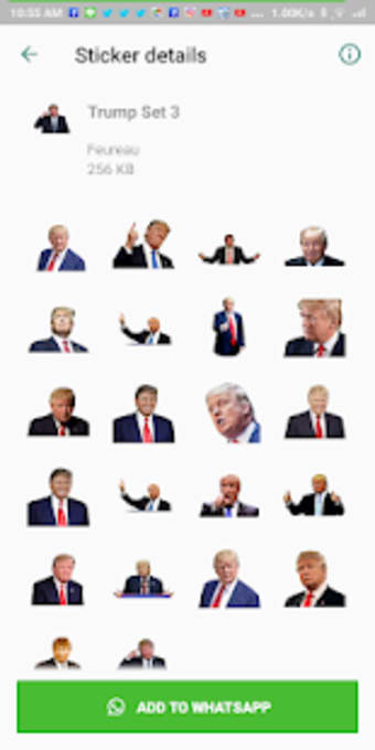 Donald Trump WAStickerApps Sticker for WhatsApp