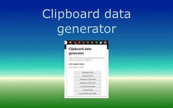 Clipboard data generator