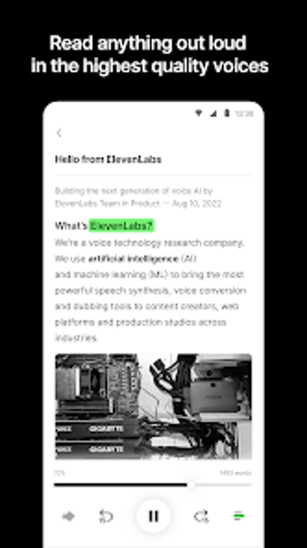 ElevenLabs Reader: AI Audio