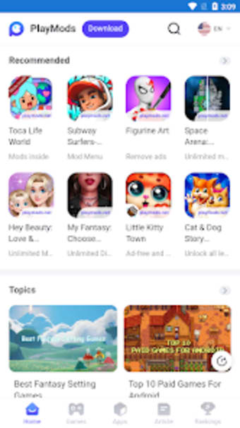 Playmods App