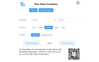 iTour Video Translation