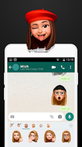 3D Emoji Stickers for WhatsApp
