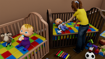 Real Mother Baby Life Care Sim