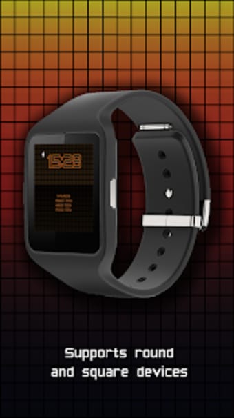 Watch Face: Color Pixel - Wear OS Smartwatch