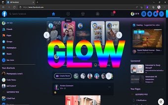 Glow Theme Facebook™