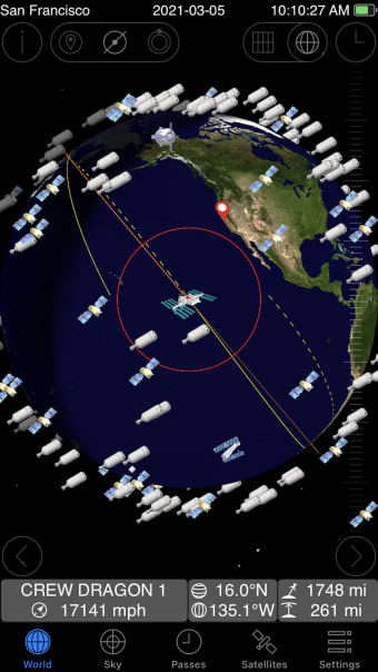 GoSatWatch Satellite Tracking