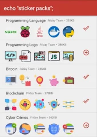 Programming Stickers WhatsApp