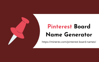 Pinterest Board Name Generator