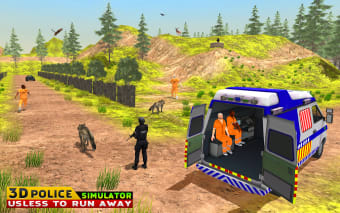 Police Car Van Driving Game 3D