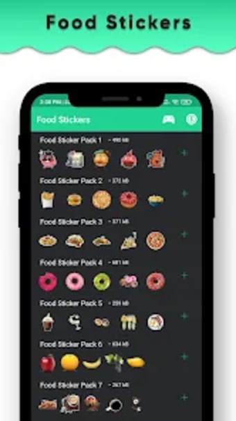 Food Stickers for Whatsapp - F