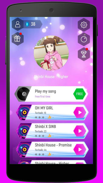 Shinbi House Magic Tiles Hop Theme Song Games