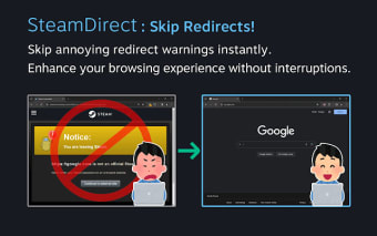 SteamDirect: Skip Redirect Warning