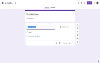 1 Click Google Forms™