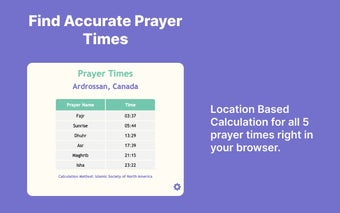 Salaat - Prayer Times