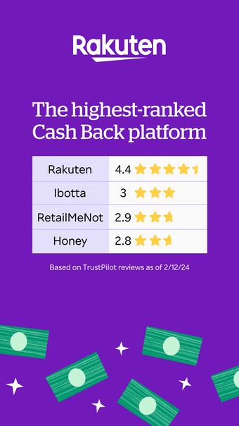 Rakuten: Cash Back  Deals