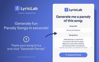 Lyriclab Parody Generator