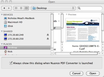 Nuance PDF Converter