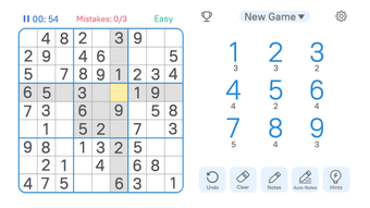 Landscape Sudoku - Big Number