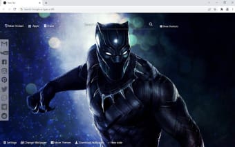 Black Panther Wallpaper HD New Tab