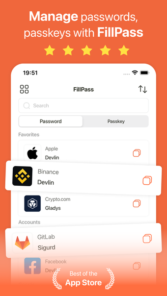 FillPass - Password Passkey