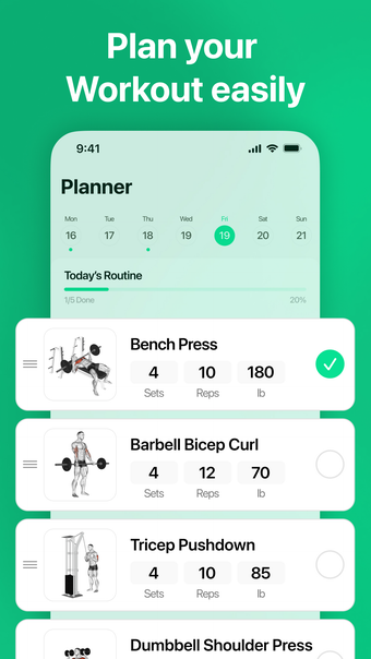 Workout Planner - Gym Routine