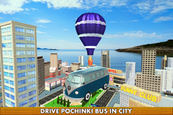 Pochinki Bus Flying Air Balloon: Pochinki Game