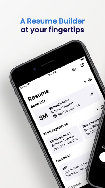 Resume Builder CV Creator PDF