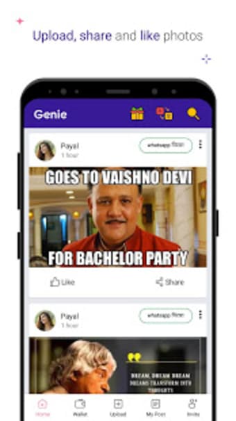 Genie: WhatsApp Viral Pics  Clips