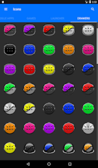 Flat Black and Pink Icon Pack Free