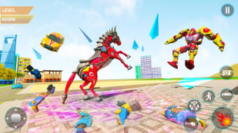 Horse Robot Car Game Robot War