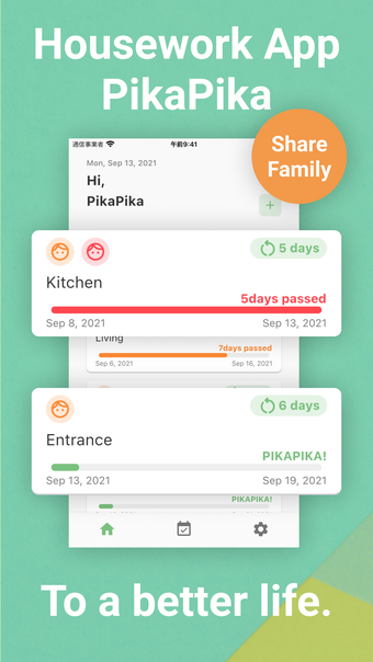 Chores Schedule App - PikaPika