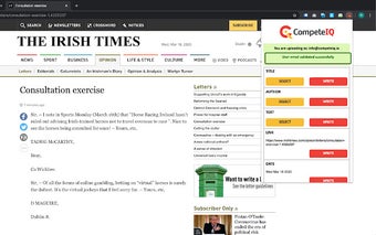 CompeteIQ News Importing Extension