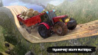 Offroad Tractor Trolley Cargo Driving