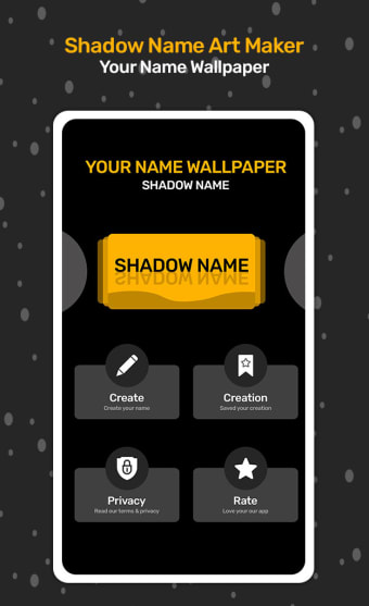 Name Shadow Wallpaper - Name Art