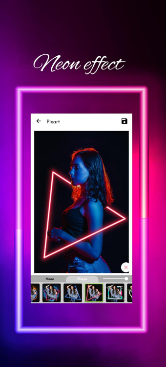 PixArt -Neon Drip Photo editor