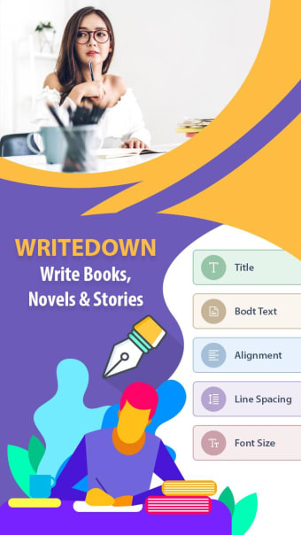 WriteDown - Write Books Novel