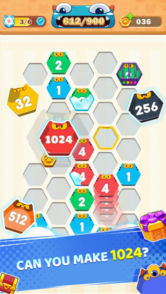 Cat Cell Connect - Merge Number Hexa Blocks