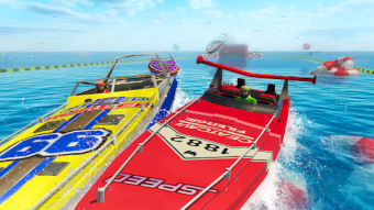 Mega Ramp Stunts Master Speed Boat Racing Games