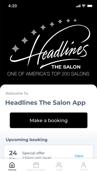Headlines The Salon App