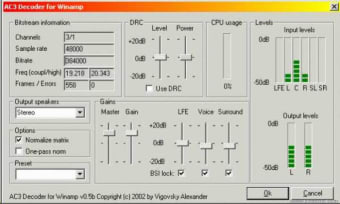 Valex's AC3 decoder for WinAmp