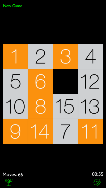 PuzzleTiles - 15 tile puzzle