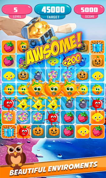 Fruits Candy Forest Mania : New Match 3 Candy game