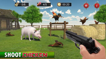Chicken Shooter 3D Gun Games
